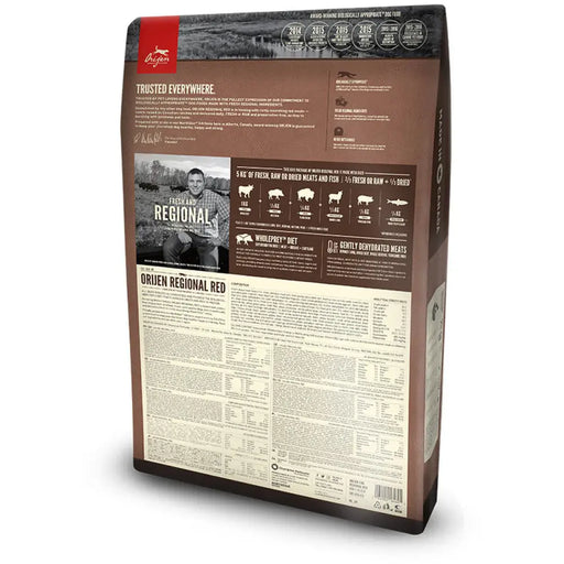 Fodder Orijen Regional Red Adult Veal Lamb Pig 2 Kg - Хранене на домашни любимци<<<Домашни Животни<<<Дом