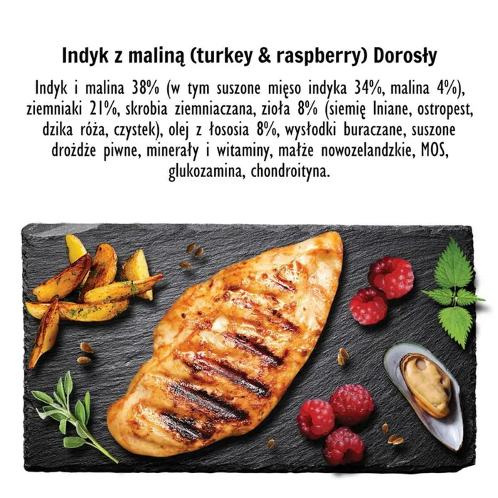 Fodder Paka Zwierzaka Turkey with raspberry M Turkey 3 Kg - Хранене на домашни любимци<<<Домашни Животни<<<Дом