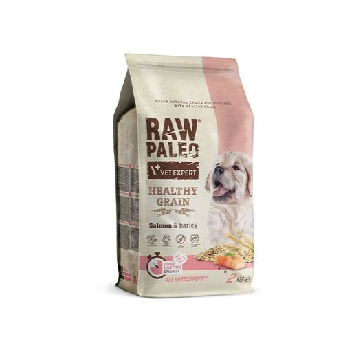 Fodder VETEXPERT Raw Paleo Healthy Grain Puppy Salmon y cebada Salmon 2 Kg - Хранене на домашни любимци<<<Домашни