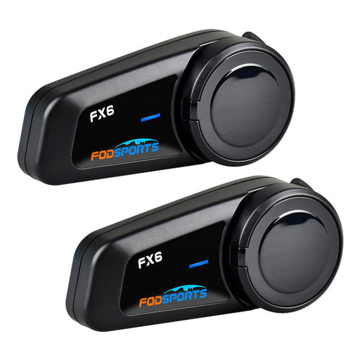 Fodsports FX6 motorcycle intercom two-pack (black) - Intercoms<<<Audio<<<InnproXML