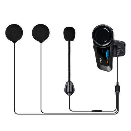 Fodsports FX6 motorcycle intercom two-pack (black) - Intercoms<<<Audio<<<InnproXML