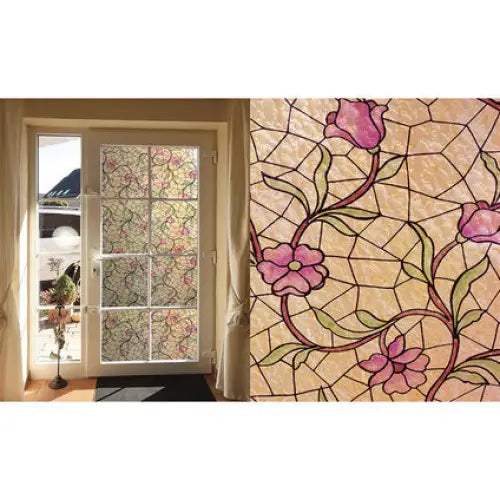 FOIL STAINED GLASS 45CM PATIFIX GARDEN - Самозалепващо се фолио<<<Декорации<<<Мебели и интериор<<<Praktiker