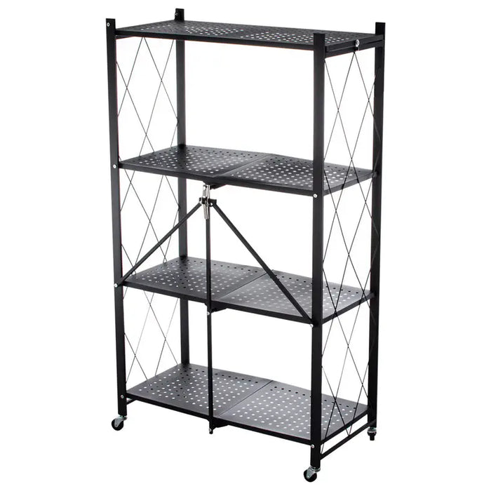 FOLDABLE METAL RACK KTN VTFS504BK 71X34X127 - Стелажи<<<Стелажи<<<Мебели и