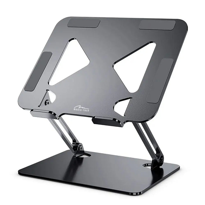 Folding and Adjustable Laptop Stand Media Tech MT2661 Silicone Aluminium Carbon steel - Монтиране на