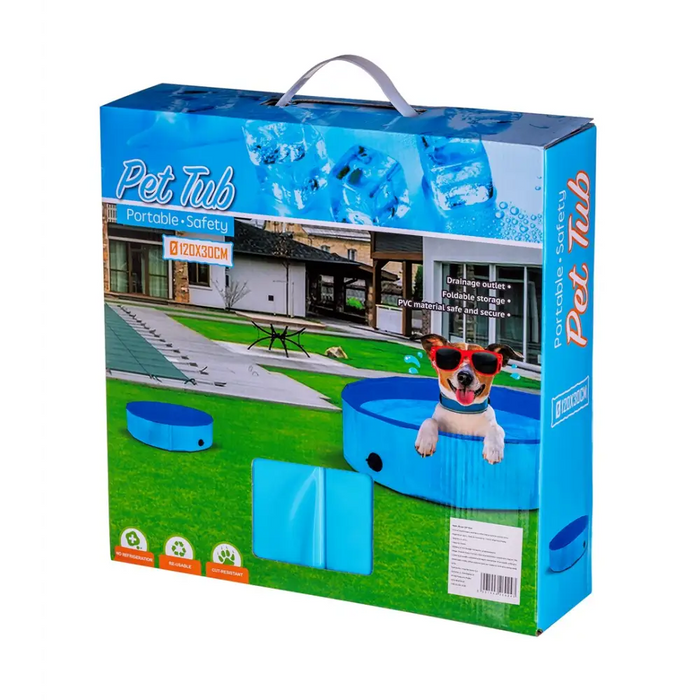 Folding dog pool - 120x30cm - To sleepDLP-LEG<<<For the dogDLP<<<ActionPL
