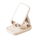 Folding Phone Stand Baseus with mirror (beige) - Straps mounts and holders<<<Mounts<<<Tripods<<<Selfie