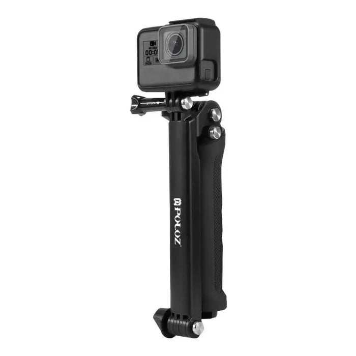 Folding Stick Selfie Stick/Tripod PU202 black - Booms and selfie sticks<<<Mounts<<<Tripods<<<Selfie