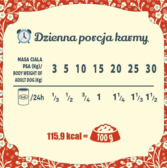 FOLK Splendid deer venison of Greater Poland - wet dog food - 800g
