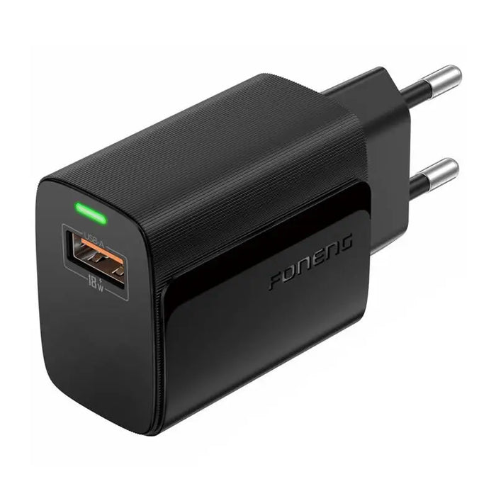 Foneng EU64 USB-A Charger Black - mains chargers<<<Chargers<<<GSM Accessories<<<InnproXML