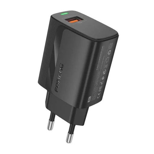 Foneng EU64 USB-A Charger Black - mains chargers<<<Chargers<<<GSM Accessories<<<InnproXML