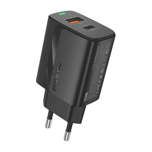 Foneng EU66 A + C 2 network charger (PD20W) black - mains chargers<<<Chargers<<<GSM Accessories<<<InnproXML