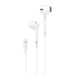 Foneng T28 Wired Earphones Lightning with remote Control (White) - Wired<<<Headphones<<<Audio<<<InnproXML