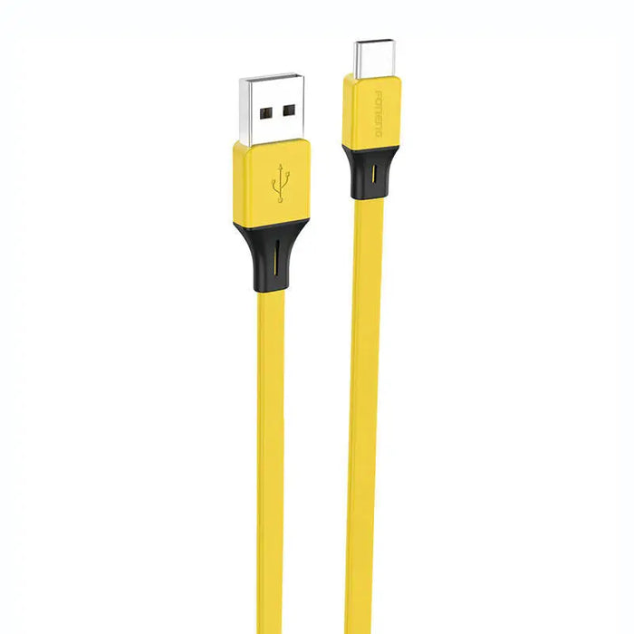 Foneng X96 USB-A to USB-C cable 2.4A 1m (yellow) - USB to USB-C<<<USB cables<<<GSM Accessories<<<InnproXML