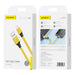 Foneng X96 USB-A to Lightning cable 2.4A 1m (yellow) - USB to Lightning<<<USB cables<<<GSM Accessories<<<InnproXML