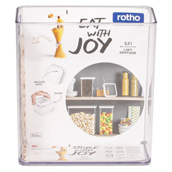 FOOD BOX 3.2 L LOFT ROTHO - Кутии за храна и купи<<<Домашни потреби<<<Кухня<<<Praktiker&&&Хранене на домашни