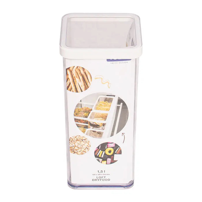 FOOD BOX SQUARE 1.5 L LOFT ROTHO - Кутии за храна и купи<<<Домашни потреби<<<Кухня<<<Praktiker&&&Купички за храна и