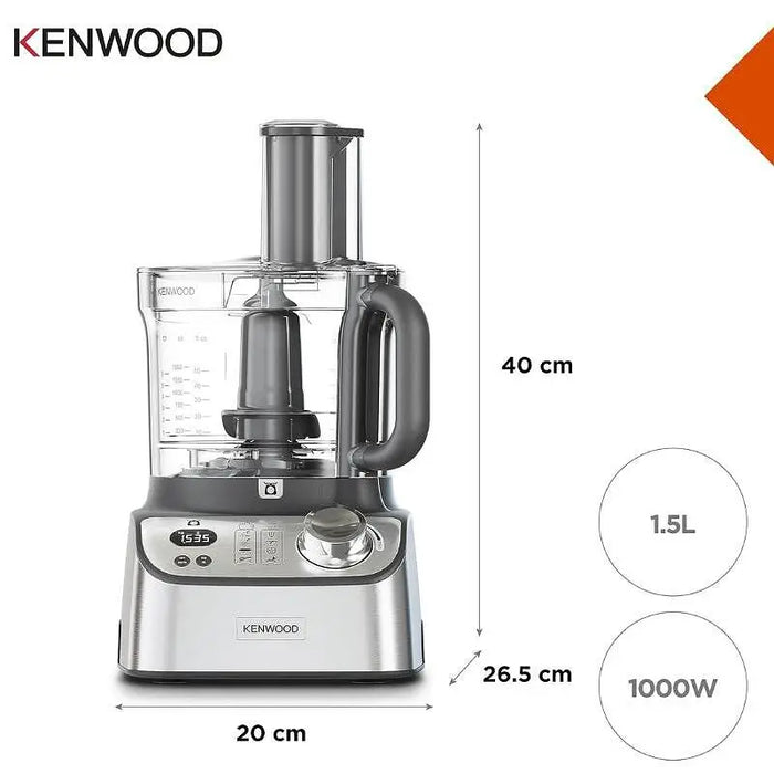 Food processor Kenwood FDM71.450SS 1000 W 3.0 L/1.5 L - Кухненски роботи<<<За кухнята<<<Малки електроуреди за