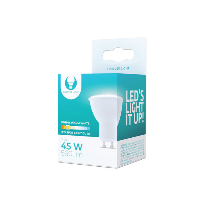 LED BULB GU10 7W 3000K 560 LM FOREVER LIGHT