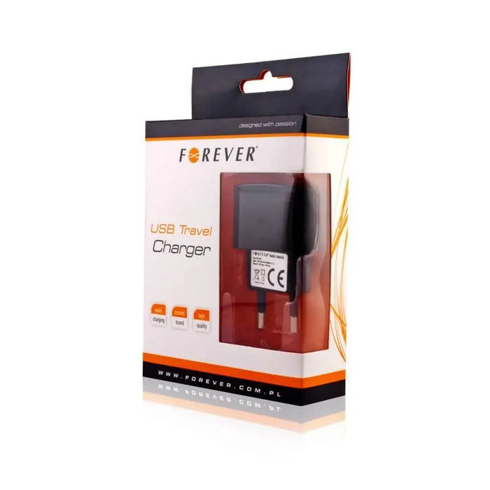 Charger Forever 220V - 5V/1A + USB-microUSB CABLE