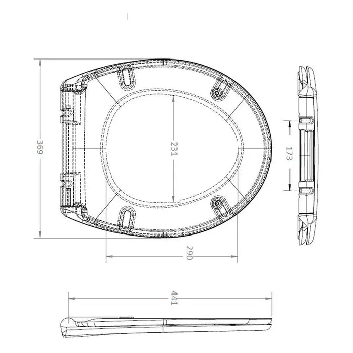 FORMA VITA MADRID SOFT-CLOSE TOILET SEAT - Тоалетни седалки<<<Санитарна керамика и
