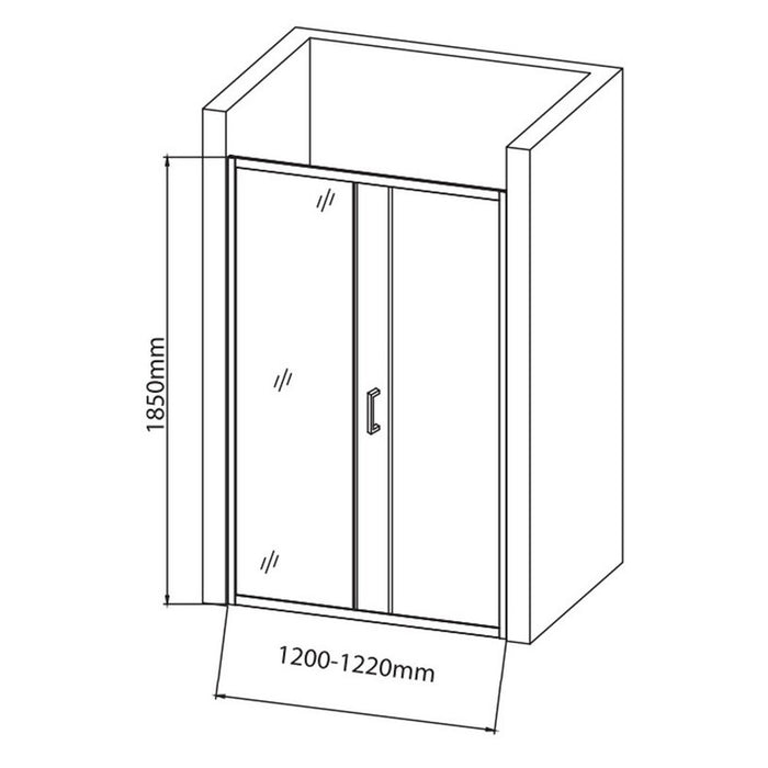 PARTITION SCREEN 120X185 FORMA VITA SW-001D