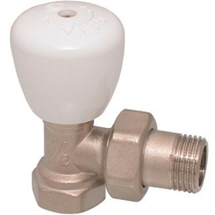 RADIATOR VALVE ANGLE 1/2" FORNARA