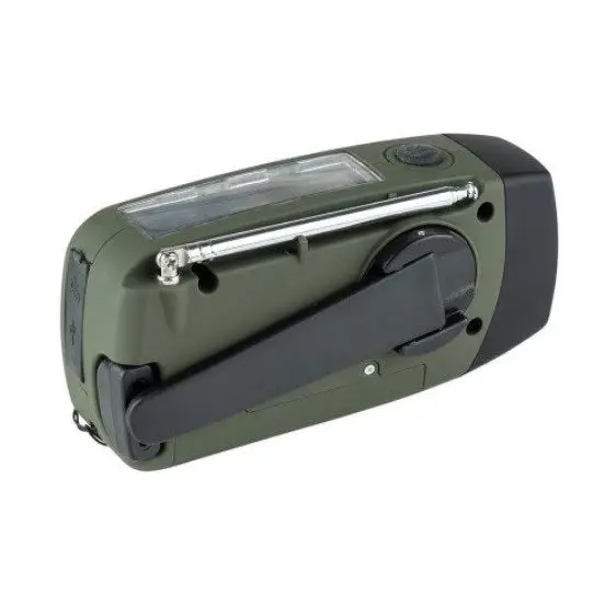 Fosco Emergency Emergency radio with light and power bank Green Black - Radios and boomboxesOAV-RAP<<<Audio-video