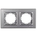 FRAME DOUBLE ANTHRACITE NILSON ALEGRA - Ключове и контакти<<<Електроматериали<<<Praktiker&&&Ключове и