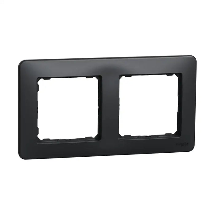 FRAME DOUBLE ANTHRACITE SCHNEIDER SEDNA (SDD314802) - Ключове и контакти<<<Електроматериали<<<Praktiker&&&Ключове и