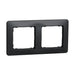 FRAME DOUBLE ANTHRACITE SCHNEIDER SEDNA (SDD314802) - Ключове и контакти<<<Електроматериали<<<Praktiker&&&Ключове и
