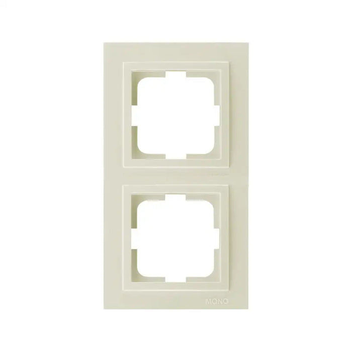 FRAME DOUBLE CREAM MONO DESPINA - Ключове и контакти<<<Електроматериали<<<Praktiker&&&Ключове и