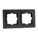 FRAME DOUBLE GRAPHITE MONO DESPINA - Ключове и контакти<<<Електроматериали<<<Praktiker&&&Ключове и