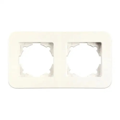 FRAME DOUBLE HORIZONTAL CREAM VIKO BY PANASONIC Rollina - Ключове и контакти<<<Електроматериали<<<Praktiker&&&Ключове и