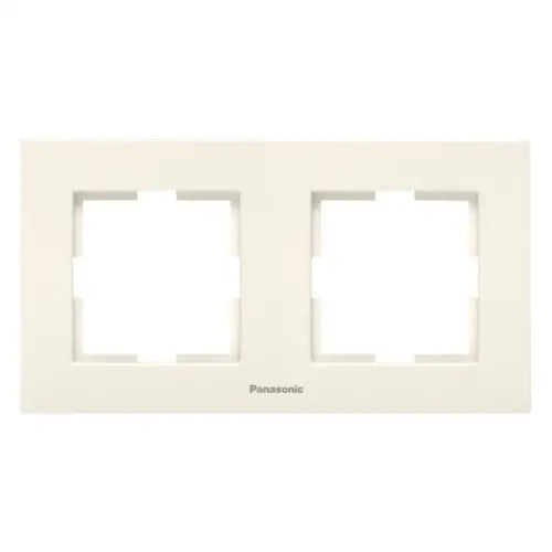 FRAME DOUBLE HORIZONTAL PANASONIC KARRE PLUS - Ключове и контакти<<<Електроматериали<<<Praktiker&&&Ключове и