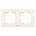 FRAME DOUBLE HORIZONTAL PANASONIC KARRE PLUS - Ключове и контакти<<<Електроматериали<<<Praktiker&&&Ключове и
