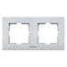 FRAME DOUBLE HORIZONTAL PANASONIC - Ключове и контакти<<<Електроматериали<<<Praktiker&&&Ключове и