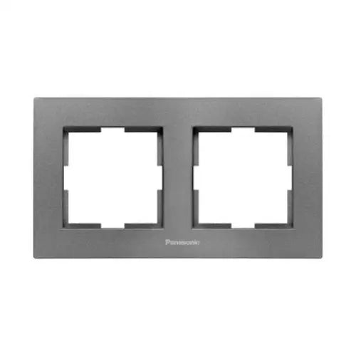 FRAME DOUBLE HORIZONTAL PANASONIC - Ключове и контакти<<<Електроматериали<<<Praktiker&&&Ключове и