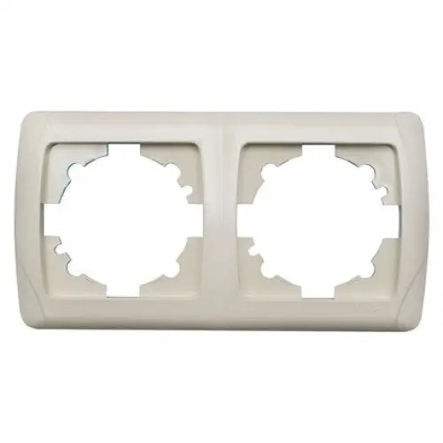 FRAME DOUBLE HORIZONTAL VIKO BY PANASONIC Carmen - Ключове и контакти<<<Електроматериали<<<Praktiker&&&Ключове и
