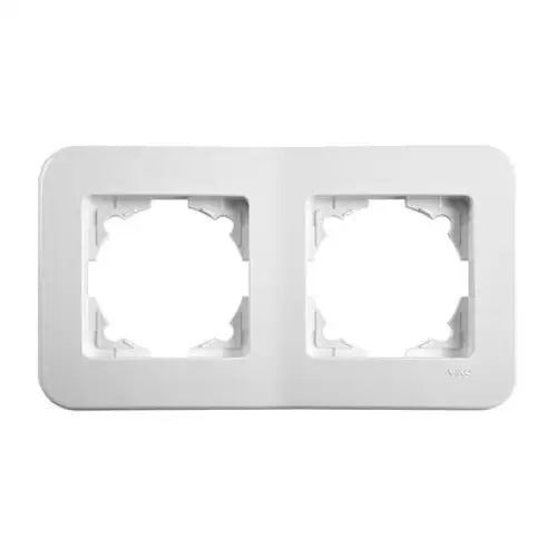 FRAME DOUBLE HORIZONTAL WHITE VIKO BY PANASONIC Rollina - Ключове и контакти<<<Електроматериали<<<Praktiker&&&Ключове и