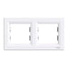 FRAME DOUBLE SCHNEIDER Asfora - Ключове и контакти<<<Електроматериали<<<Praktiker&&&Ключове и