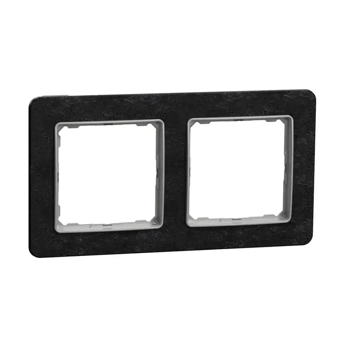 FRAME DOUBLE VOLCANIC STONE SCHNEIDER SEDNA (SDD391802) - Ключове и контакти<<<Електроматериали<<<Praktiker&&&Ключове и