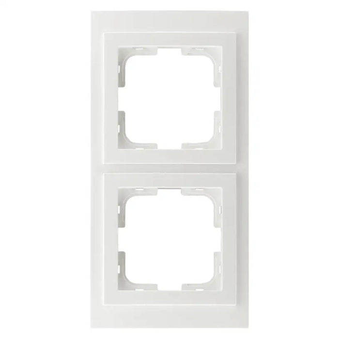 FRAME DOUBLE WHITE MONO DESPINA - Ключове и контакти<<<Електроматериали<<<Praktiker&&&Ключове и