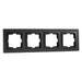 FRAME QUAD GRAPHITE MONO DESPINA - Ключове и контакти<<<Електроматериали<<<Praktiker&&&Ключове и