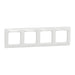 FRAME QUAD WHITE SCHNEIDER SEDNA (SDD311804) - Ключове и контакти<<<Електроматериали<<<Praktiker&&&Ключове и