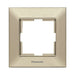 FRAME SINGLE BRONZE PANASONIC Arkedia Slim - Ключове и контакти<<<Електроматериали<<<Praktiker&&&Ключове и