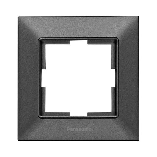 FRAME SINGLE DARK GRAY PANASONIC Arkedia Slim - Ключове и контакти<<<Електроматериали<<<Praktiker&&&Ключове и