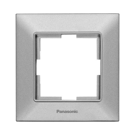 FRAME SINGLE LIGHT GRAY PANASONIC Arkedia Slim - Ключове и контакти<<<Електроматериали<<<Praktiker&&&Ключове и