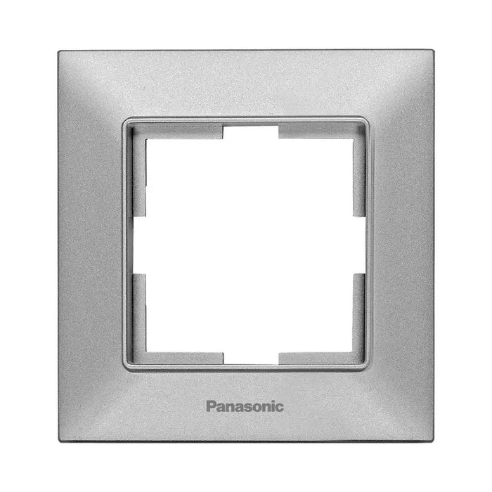 FRAME SINGLE LIGHT GRAY PANASONIC Arkedia Slim - Ключове и контакти<<<Електроматериали<<<Praktiker&&&Ключове и