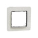 FRAME SINGLE WHITE GLASS SCHNEIDER SEDNA (SDD360801) - Ключове и контакти<<<Електроматериали<<<Praktiker&&&Ключове и