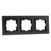 FRAME TRIPLE GRAPHITE MONO DESPINA - Ключове и контакти<<<Електроматериали<<<Praktiker&&&Ключове и